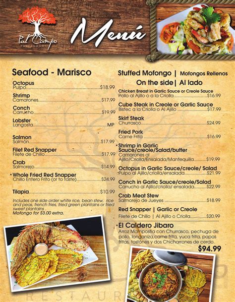 pal campo|pal campo orlando menu.